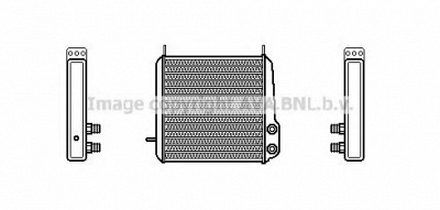 AVA QUALITY COOLING ms3166 -  масляный радиатор, двигательное масло